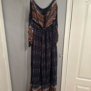 Patterned maxi dress